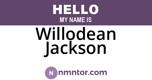 Willodean Jackson
