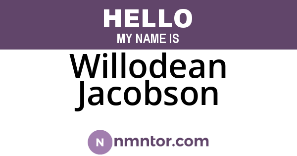 Willodean Jacobson