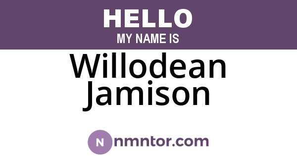 Willodean Jamison