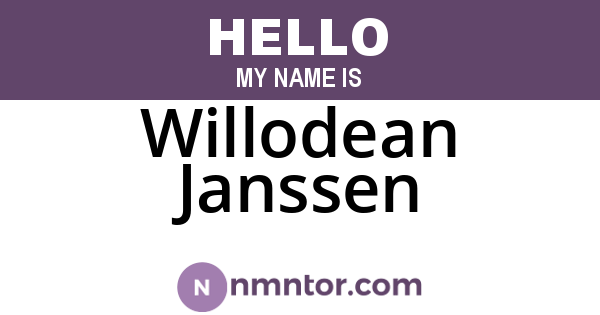 Willodean Janssen