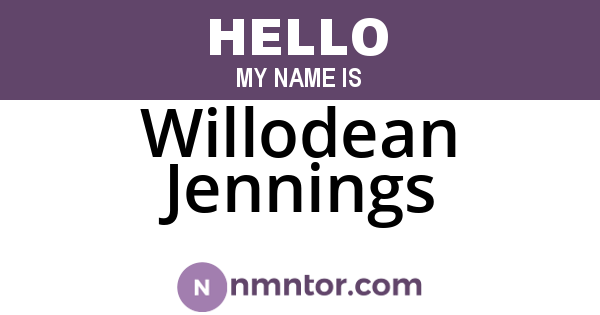 Willodean Jennings