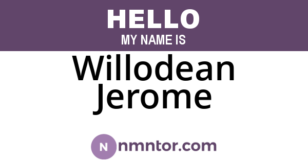 Willodean Jerome