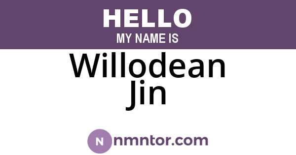 Willodean Jin