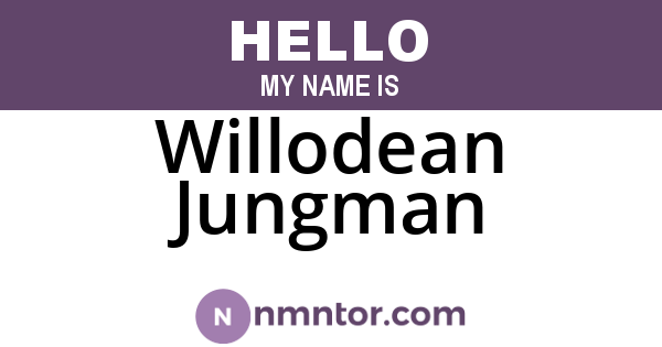 Willodean Jungman