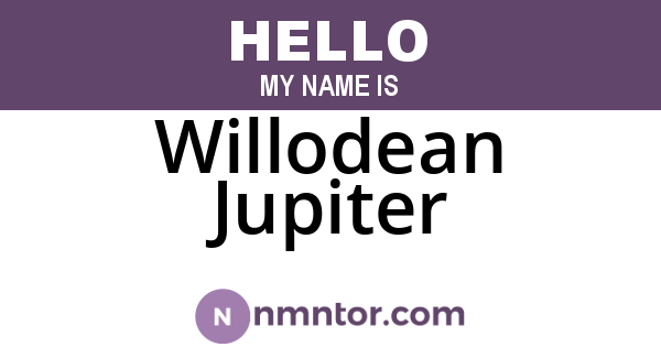 Willodean Jupiter