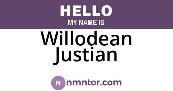 Willodean Justian