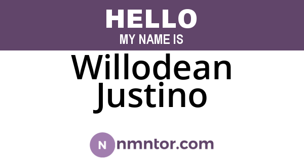 Willodean Justino