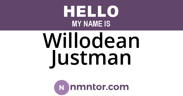 Willodean Justman