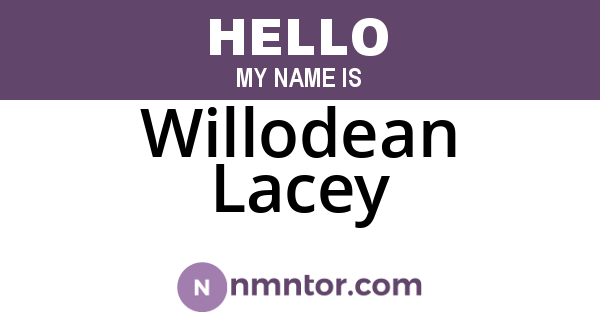 Willodean Lacey