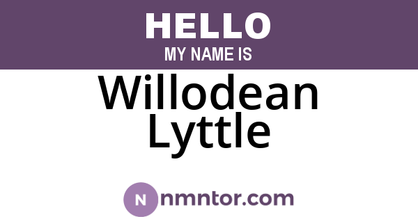Willodean Lyttle