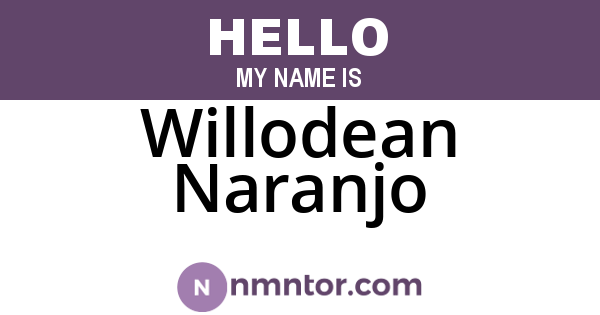 Willodean Naranjo