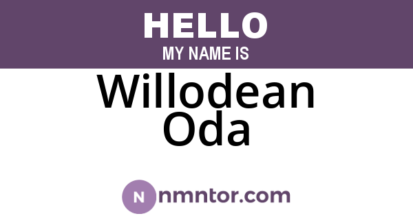 Willodean Oda