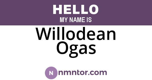 Willodean Ogas