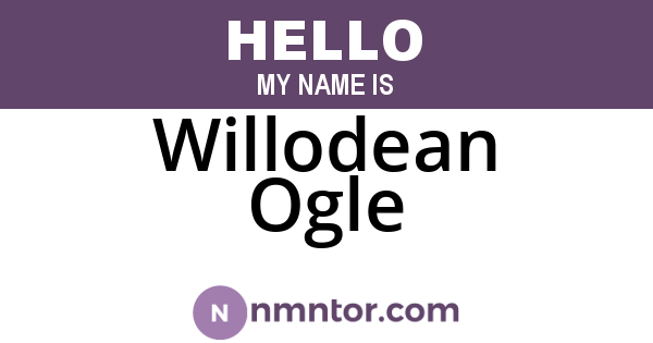 Willodean Ogle