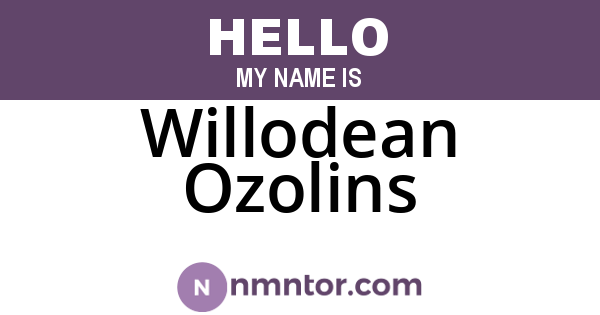 Willodean Ozolins
