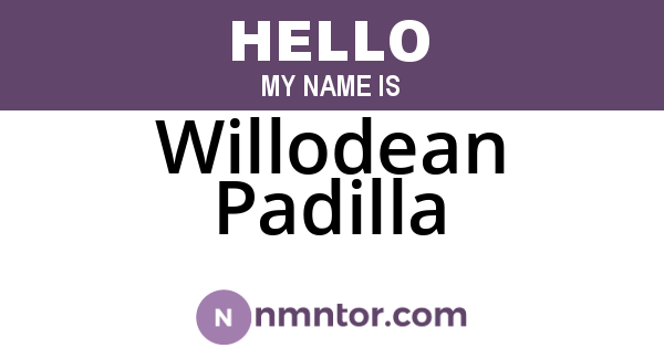 Willodean Padilla