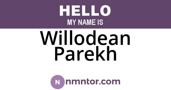 Willodean Parekh