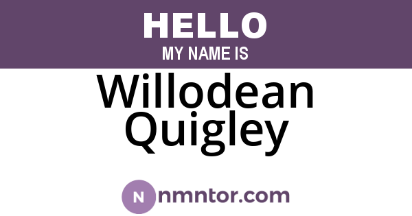 Willodean Quigley
