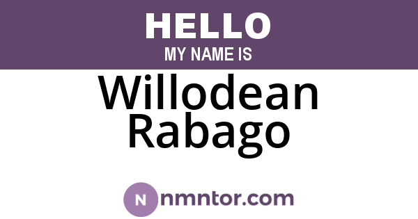 Willodean Rabago