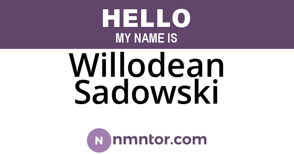 Willodean Sadowski