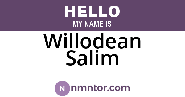 Willodean Salim