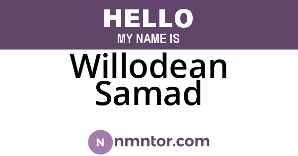 Willodean Samad