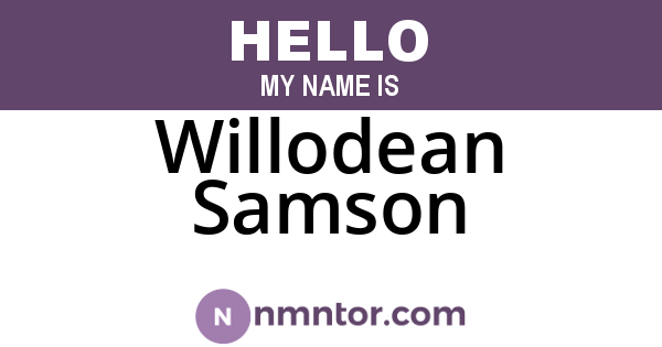 Willodean Samson