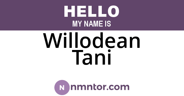 Willodean Tani