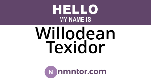 Willodean Texidor