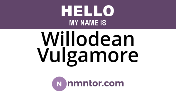 Willodean Vulgamore