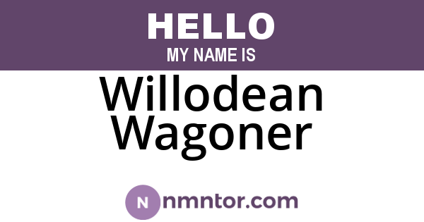 Willodean Wagoner