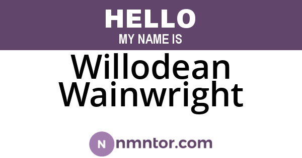 Willodean Wainwright