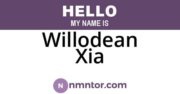 Willodean Xia