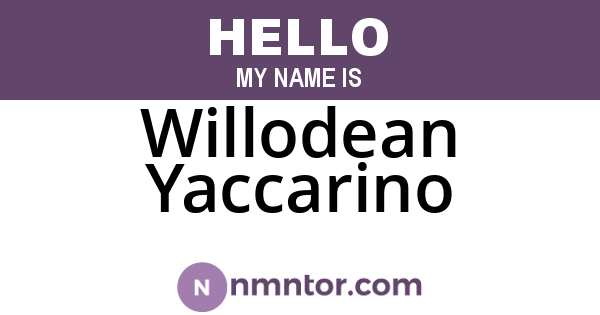 Willodean Yaccarino