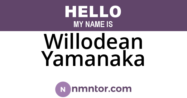 Willodean Yamanaka