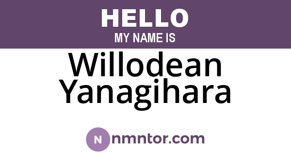 Willodean Yanagihara