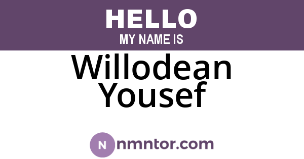 Willodean Yousef