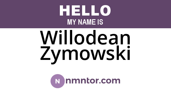 Willodean Zymowski