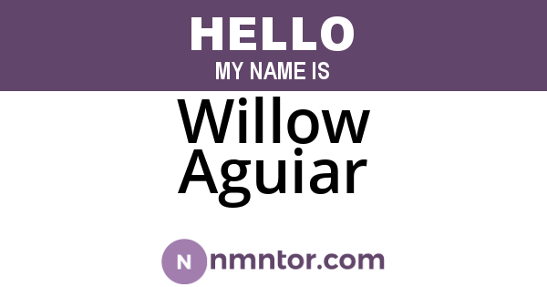 Willow Aguiar