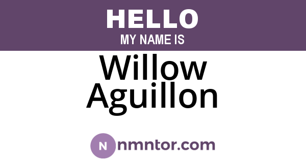 Willow Aguillon