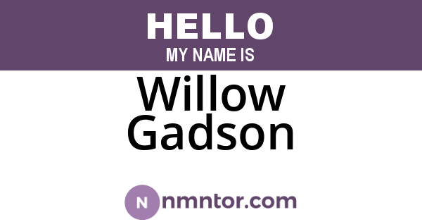 Willow Gadson