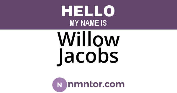 Willow Jacobs