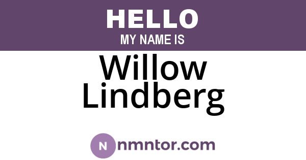 Willow Lindberg