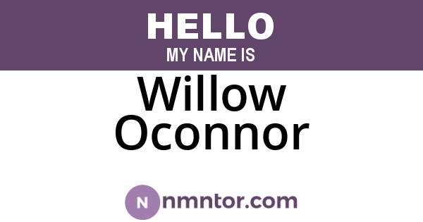 Willow Oconnor