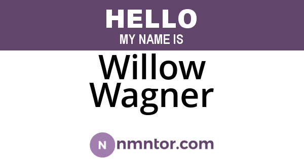 Willow Wagner