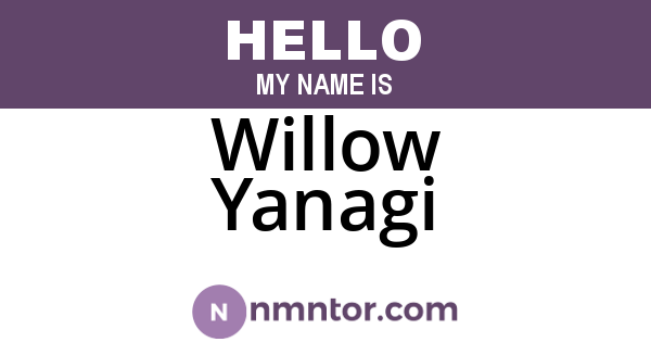 Willow Yanagi