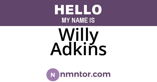 Willy Adkins