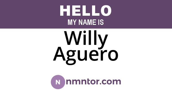 Willy Aguero