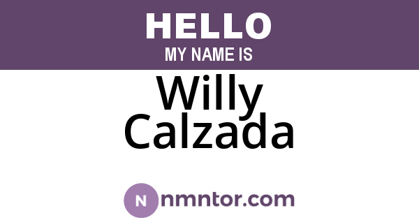 Willy Calzada