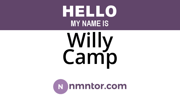 Willy Camp